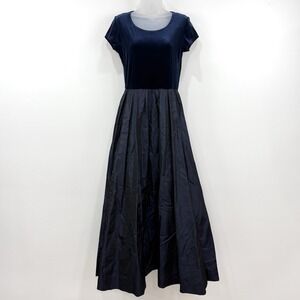 VTG 90s Y2K Jump Apparel Velvet Dress 9/10 Prom Formal Whimsigoth Princess